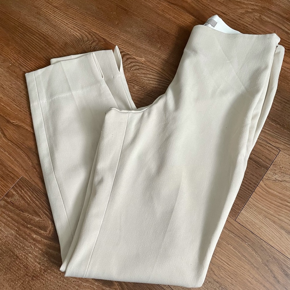 H&M Cream/ Beige Ankle Pants